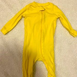 Primary yellow romper size 9-12 months.